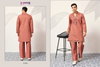 V Neck Viraasat by Shubhvastra Viscose Silk Mens Kurta With Bottom Bulk Orders In India